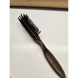 Vintage Goody Nylon Bristles Smoothing Hair Brush Brown 8" USA